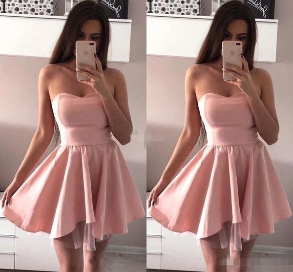 2019 pink homecoming dreesses sweetherat neckless strapless tulle short mini custom made cocktail party gown formal prom wear, Blue;pink
2019 pink homecoming dreesses sweetherat neckless strapless tulle short mini custom made cocktail party gown formal prom wear, Blue;pink