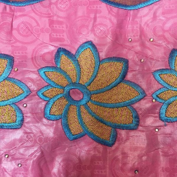african pink material lace fabric embroidered pretty flowers nigerian bazin riche getzner with tiny rhinestones high quality, Black;white
african pink material lace fabric embroidered pretty flowers nigerian bazin riche getzner with tiny rhinestones high quality, Black;white