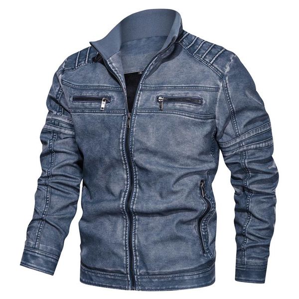 2020 autumn winter pilot pu bomber leather jacket men new leisure flight faux jacket motorcycle male coat plus size, Black
2020 autumn winter pilot pu bomber leather jacket men new leisure flight faux jacket motorcycle male coat plus size, Black