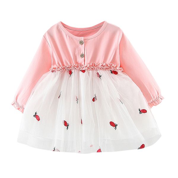 princess long sleeve baby girl dress newborn infant baby girl clothes knitted tulle embroidery kids party dresses, Red;yellow
princess long sleeve baby girl dress newborn infant baby girl clothes knitted tulle embroidery kids party dresses, Red;yellow