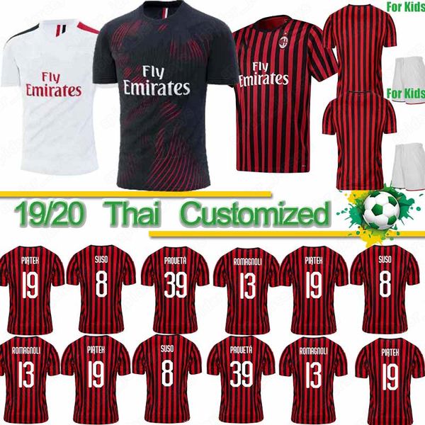 Thai 19 20 AC Milan Soccer Jersey ROMAGNOLI 2019 2020 AC Milan PIATEK Jersey SUSO Football Shirt KESSIE Mens and Kids PAQUETA Soccer Shirt 
Thai 19 20 AC Milan Soccer Jersey ROMAGNOLI 2019 2020 AC Milan PIATEK Jersey SUSO Football Shirt KESSIE Mens and Kids PAQUETA Soccer Shirt