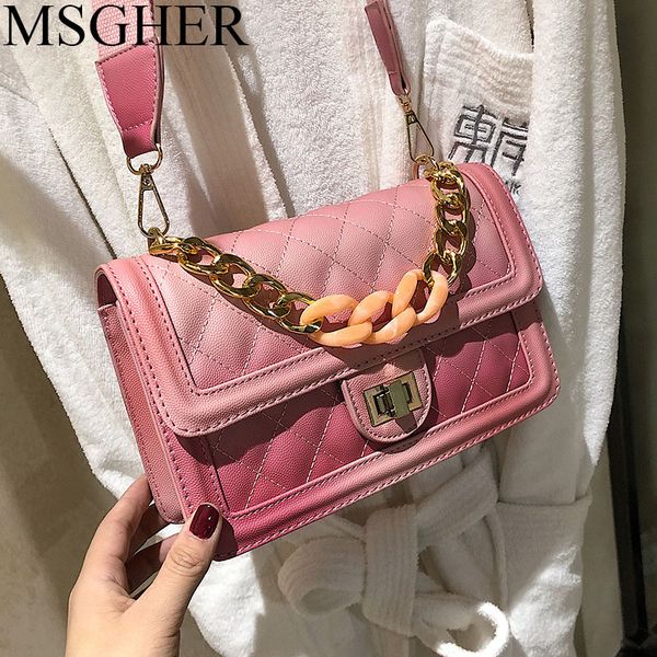 MSGHER Luxury Designer Women's Lock Small Square Bag 2019 Spring Candy Color Bags Fashion Chain Shoulder Bag Messenger
MSGHER Luxury Designer Women's Lock Small Square Bag 2019 Spring Candy Color Bags Fashion Chain Shoulder Bag Messenger
