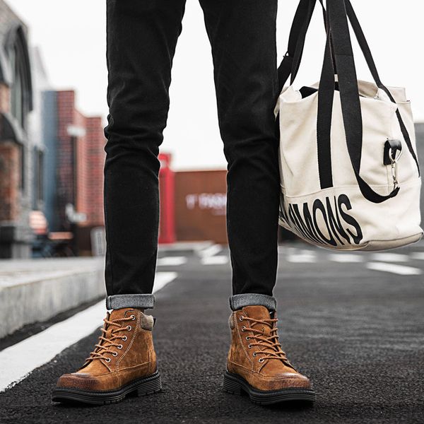 casual men's shoes shoes that can be worn in any season comfortable leather tough guy personality frock sm-42, Black
casual men's shoes shoes that can be worn in any season comfortable leather tough guy personality frock sm-42, Black