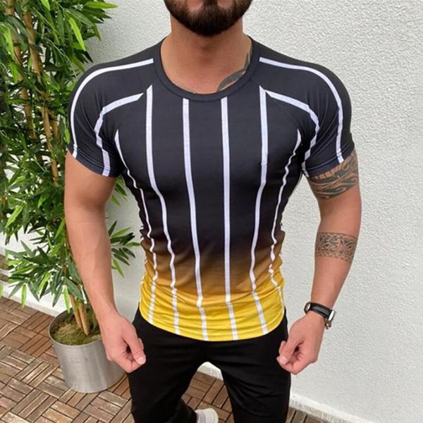 stripe print t-shirt men's hoom gradient pattern casual fashion lapel short sleeve o-neck slim tshirt la casa de papel t shirt, White;black
stripe print t-shirt men's hoom gradient pattern casual fashion lapel short sleeve o-neck slim tshirt la casa de papel t shirt, White;black