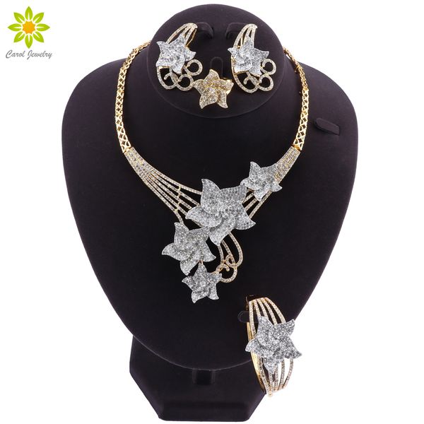 dubai jewelry sets crystal necklace bracelet earrings ring african charm women classic jewelry set wedding party jewelry, Slivery;golden
dubai jewelry sets crystal necklace bracelet earrings ring african charm women classic jewelry set wedding party jewelry, Slivery;golden