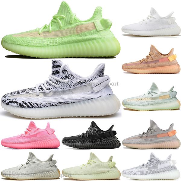 with box kanye west clay v2 static reflective gid glow in the dark mens running shoes hyperspace true form women sport designer sneakers, White;red
with box kanye west clay v2 static reflective gid glow in the dark mens running shoes hyperspace true form women sport designer sneakers, White;red