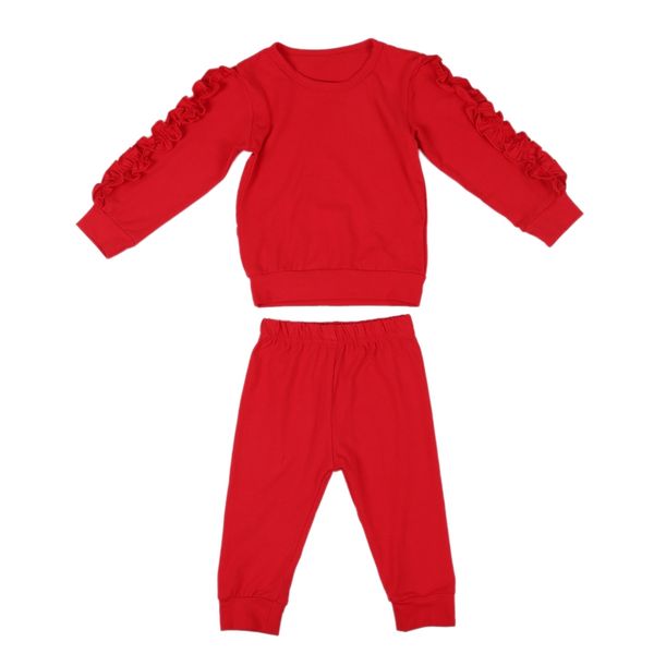 boy and girl ruffle decorative sports suit solid color long sleeve children's autumn clothes, White
boy and girl ruffle decorative sports suit solid color long sleeve children's autumn clothes, White
