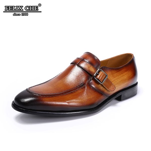 felix chu - 2019 elegant men brown formal shoes genuine cow leather office business buckle strap mens loafers dress casual shoe, Black
felix chu - 2019 elegant men brown formal shoes genuine cow leather office business buckle strap mens loafers dress casual shoe, Black