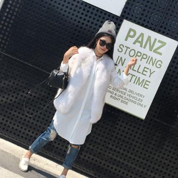 new 2019 winter women's faux fur coat artificial fur vest furry vests femme jackets plus size warm fake gilet q1003, Black
new 2019 winter women's faux fur coat artificial fur vest furry vests femme jackets plus size warm fake gilet q1003, Black