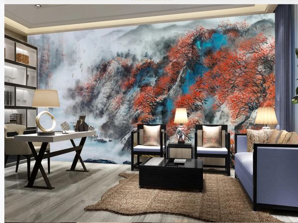 new chinese style landscape artistic chinese painting background wall wallpaper for walls 3 d for living room
new chinese style landscape artistic chinese painting background wall wallpaper for walls 3 d for living room