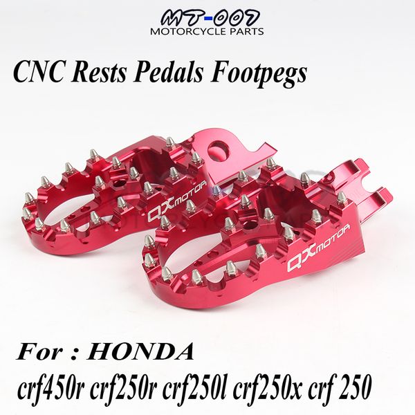 cnc mx заготовок подножки вмонтированных педали подножек для crf450r crf250r crf250l crf250x crf 250 мотоцикл частей qxmotor логотип
cnc mx заготовок подножки вмонтированных педали подножек для crf450r crf250r crf250l crf250x crf 250 мотоцикл частей qxmotor логотип