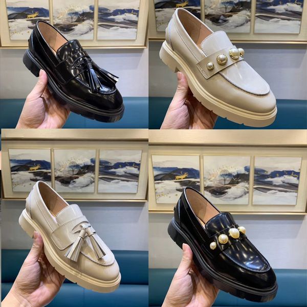 new dress shoes ladies leather shoes pearl tassel designer luxury leisure sports shoes size 35-41, Black
new dress shoes ladies leather shoes pearl tassel designer luxury leisure sports shoes size 35-41, Black