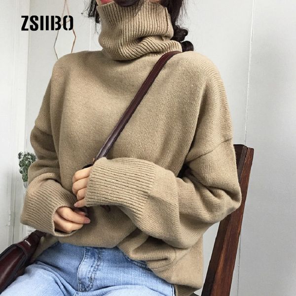 new winter korean casual fashion large size knit sweater loose solid color turtleneck female long sleeve chic couple sweater, White;black
new winter korean casual fashion large size knit sweater loose solid color turtleneck female long sleeve chic couple sweater, White;black