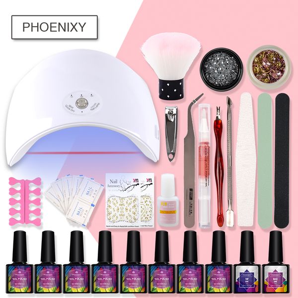 manicure set for nail kit 36w led dryer 10ml gel nail polish set gel varnish for art tools manicure kit
manicure set for nail kit 36w led dryer 10ml gel nail polish set gel varnish for art tools manicure kit