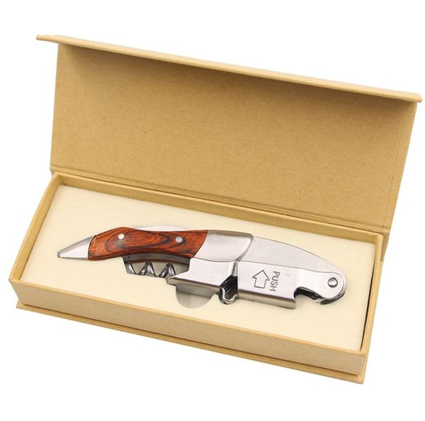 hippocampal red wine openers knife beer cap can bottle opener wood handle +stainless steel cork screw multifunction
hippocampal red wine openers knife beer cap can bottle opener wood handle +stainless steel cork screw multifunction