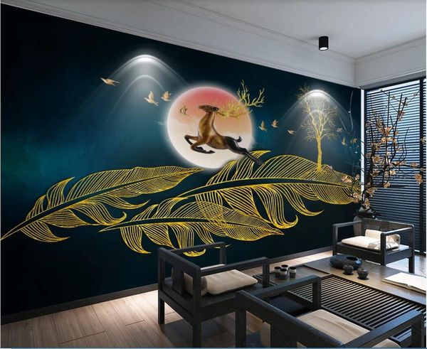 3d wallpaper custom p murals modern fashion feather elk gold line light luxury background wall decor wall art pictures
3d wallpaper custom p murals modern fashion feather elk gold line light luxury background wall decor wall art pictures