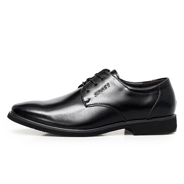 men genuine leather shoes elastic band fashion design comfortable men's shoes super thousand leather *9899, Black
men genuine leather shoes elastic band fashion design comfortable men's shoes super thousand leather *9899, Black