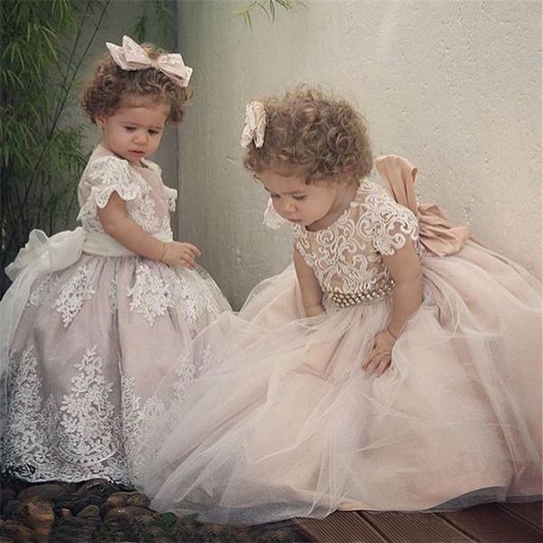 Custom Made Flower Girl Dresses for Wedding A-Line Princess Appliqued Lace Bow 2019 Vintage Child First Communion Dresses Party Gowns
Custom Made Flower Girl Dresses for Wedding A-Line Princess Appliqued Lace Bow 2019 Vintage Child First Communion Dresses Party Gowns