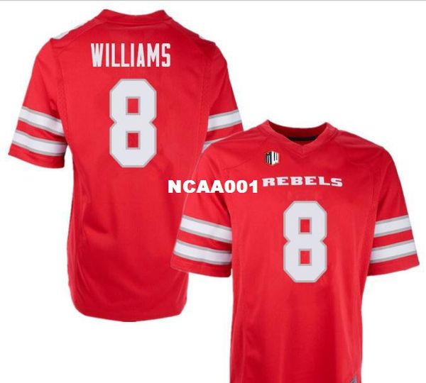 youth unlv rebels charles williams #8 youth real full embroidery college football jersey size s-4xl or custom any name or number jersey, Black;red
youth unlv rebels charles williams #8 youth real full embroidery college football jersey size s-4xl or custom any name or number jersey, Black;red