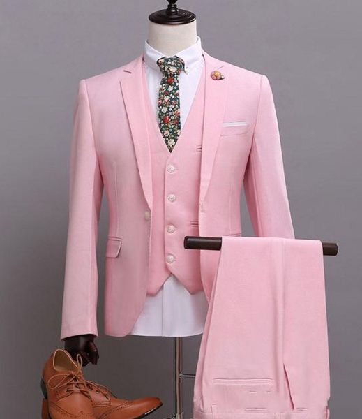 classic designe pink groom tuxedos notch lapel groomsman wedding 3 piece suit popular men business jacket blazer(jacket+pants+tie+vest) 2664, Black;gray
classic designe pink groom tuxedos notch lapel groomsman wedding 3 piece suit popular men business jacket blazer(jacket+pants+tie+vest) 2664, Black;gray