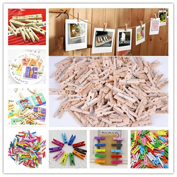 10-100pcs/pack mini natural wooden clothes p paper peg pin clothespin craft clips school office stationery
10-100pcs/pack mini natural wooden clothes p paper peg pin clothespin craft clips school office stationery