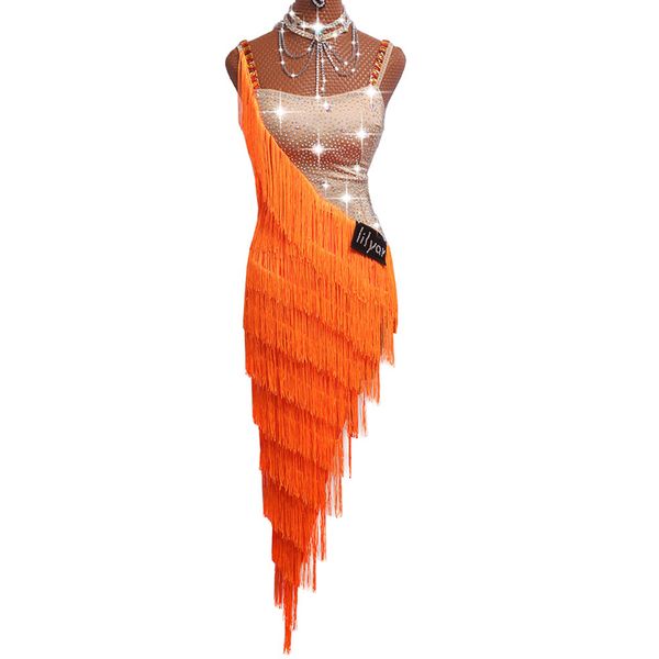 latin dance dresses for ladies orange cocktail braces dresses young female women ballroom tutu tassel dm1035, Black;red
latin dance dresses for ladies orange cocktail braces dresses young female women ballroom tutu tassel dm1035, Black;red