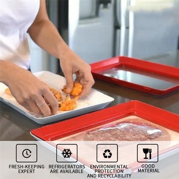 eco-friendly food preservation tray kitchen clever tray refrigerator storage tray food fresh cover for home
eco-friendly food preservation tray kitchen clever tray refrigerator storage tray food fresh cover for home