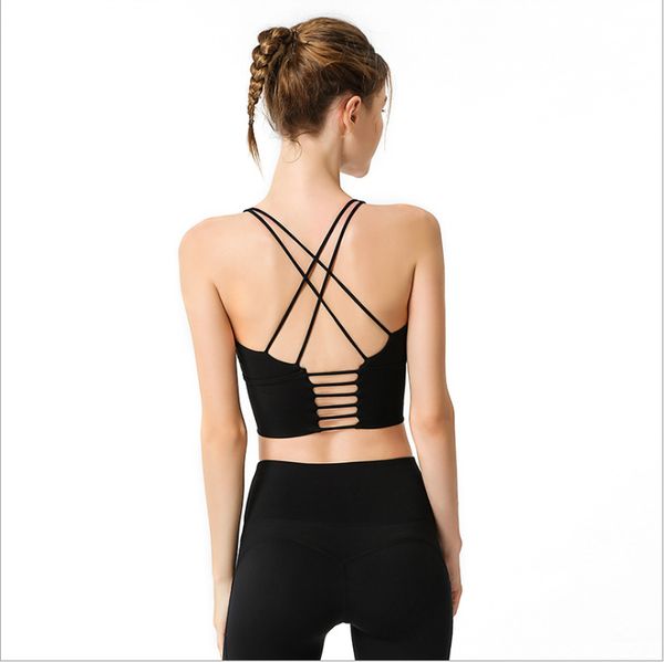 gym clothing sports bra solid yoga women fitness push up seamless shirt underwear, White;black
gym clothing sports bra solid yoga women fitness push up seamless shirt underwear, White;black