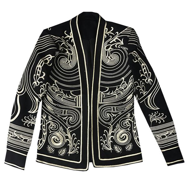 luxury hand-made fashion men blazers suits jacket flat collar suit wedding royal gown fit suits male party groom, White;black
luxury hand-made fashion men blazers suits jacket flat collar suit wedding royal gown fit suits male party groom, White;black