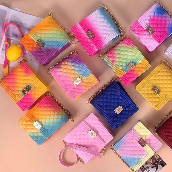 pvc summer jelly bag mini crossbody bags for women 2020 rainbow color women's handbags and purses graffiti messenger phone bags
pvc summer jelly bag mini crossbody bags for women 2020 rainbow color women's handbags and purses graffiti messenger phone bags
