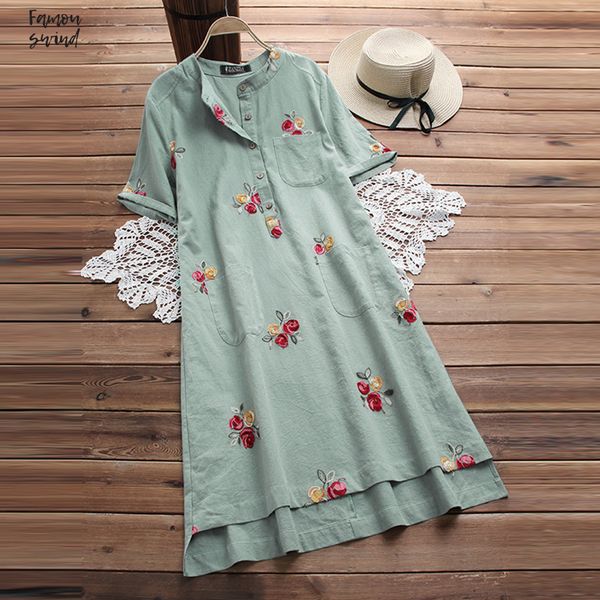 women dress embroidery dresses summer vintage vestidos beach ladies party asymmetrical sundress vestido short robe femme esigner clothes, Black;gray
women dress embroidery dresses summer vintage vestidos beach ladies party asymmetrical sundress vestido short robe femme esigner clothes, Black;gray