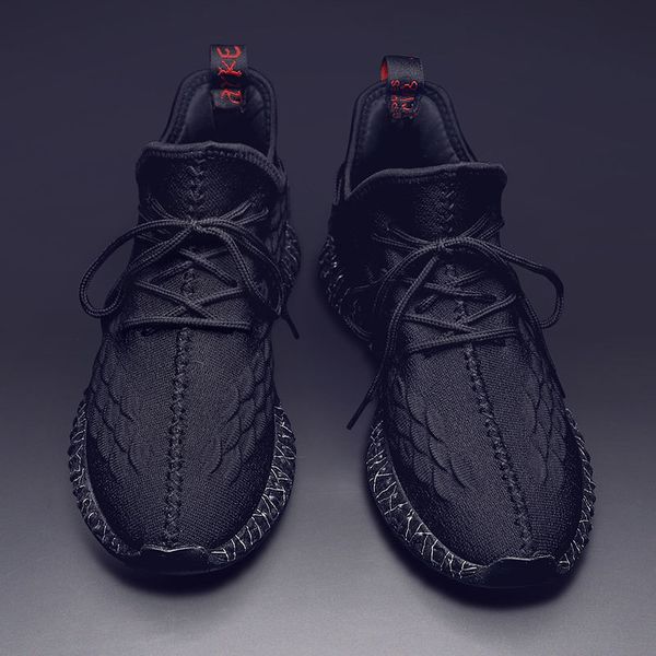 male footwear walking fashion sneakers vulcanize breathable mesh shoes men t200413, Black
male footwear walking fashion sneakers vulcanize breathable mesh shoes men t200413, Black