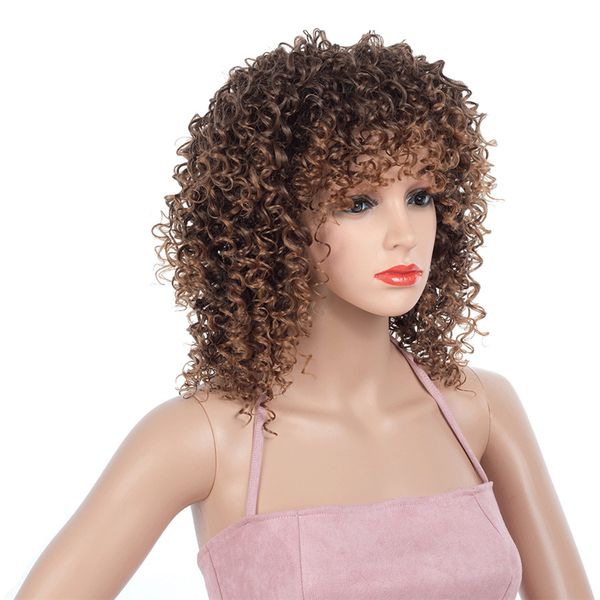14 inches short afro wig brown synthetic kinky curly wigs for women 6 colors ombre fluffy african american natural black hair
14 inches short afro wig brown synthetic kinky curly wigs for women 6 colors ombre fluffy african american natural black hair