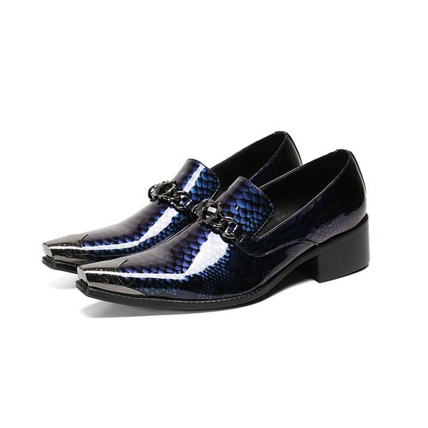 fashion middle heel men genuine leather shoes blue print party formal shoes increase height business dress shoes male oxfords, Black
fashion middle heel men genuine leather shoes blue print party formal shoes increase height business dress shoes male oxfords, Black