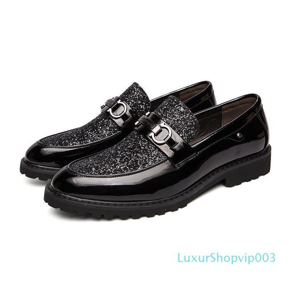 2019 men dress loafers business wedding brand men shoes breathable style banquet sequin gold black male shoes chaussure homme l14 02
2019 men dress loafers business wedding brand men shoes breathable style banquet sequin gold black male shoes chaussure homme l14 02