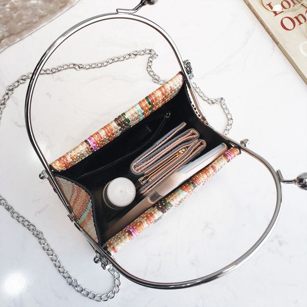 open pocket new summer beach bag wild straw diagonal cross-stitch woven female chain bag
open pocket new summer beach bag wild straw diagonal cross-stitch woven female chain bag