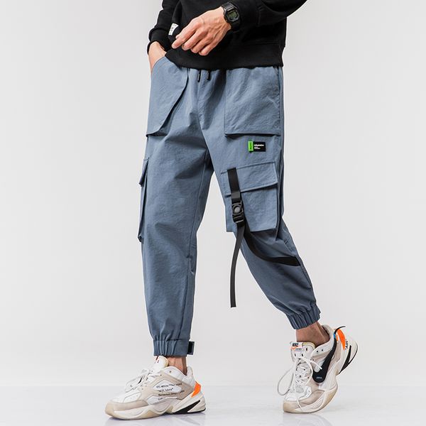 2020 spring and summer new casual street men's pants trend hip-hop leggings genuine large size overalls, Black
2020 spring and summer new casual street men's pants trend hip-hop leggings genuine large size overalls, Black