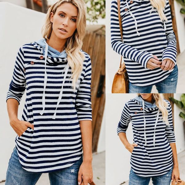 Autumn Casual Women Long Sleeve Baggy Long Sleeve Hooded Pullover Hoodies Ladies Autumn Striped Tops Jumper Sweatshirt
Autumn Casual Women Long Sleeve Baggy Long Sleeve Hooded Pullover Hoodies Ladies Autumn Striped Tops Jumper Sweatshirt