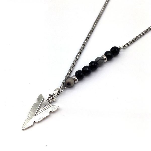 2019 fashion 3colors vintage necklace men arrow pendant simple chain bead arrow long men necklaces jewelry gift, Silver
2019 fashion 3colors vintage necklace men arrow pendant simple chain bead arrow long men necklaces jewelry gift, Silver