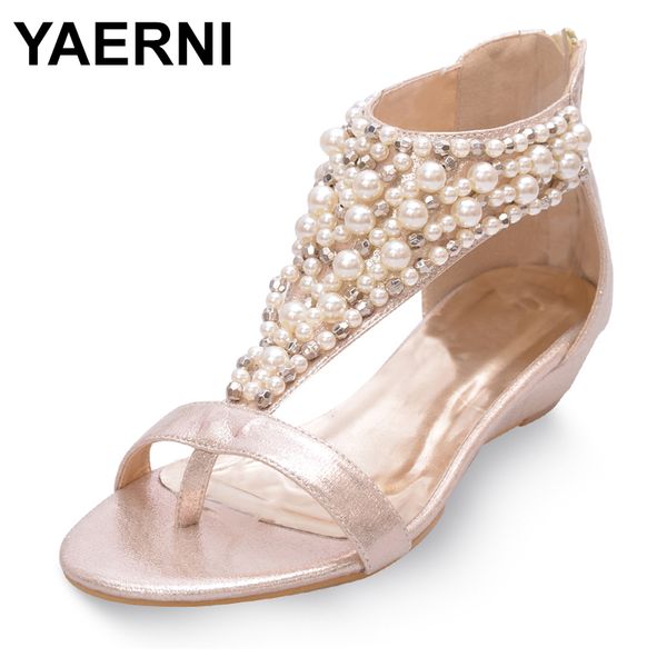 yaernidesigner t-strap pearl beading sandals women luxury black/gold flip flops small wedges gladiator sandals women shoese1130
yaernidesigner t-strap pearl beading sandals women luxury black/gold flip flops small wedges gladiator sandals women shoese1130