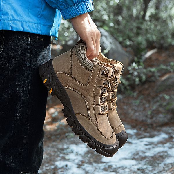 outdoor sport high boots genuine leather hiking shoes men breathable climbing trekking shoes sneakers botas tacticas hombre
outdoor sport high boots genuine leather hiking shoes men breathable climbing trekking shoes sneakers botas tacticas hombre