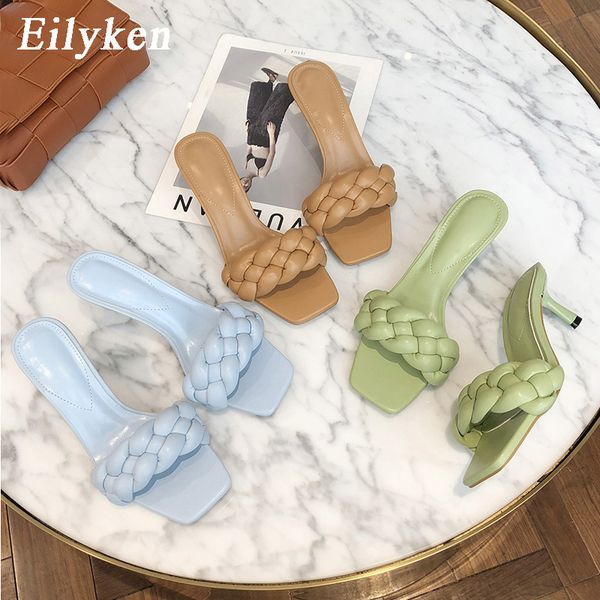 eilyken 2020 new design weave women slipper ladies thin high heel sandal open toe slip on summer outdoor slides flip flop shoe, Black
eilyken 2020 new design weave women slipper ladies thin high heel sandal open toe slip on summer outdoor slides flip flop shoe, Black