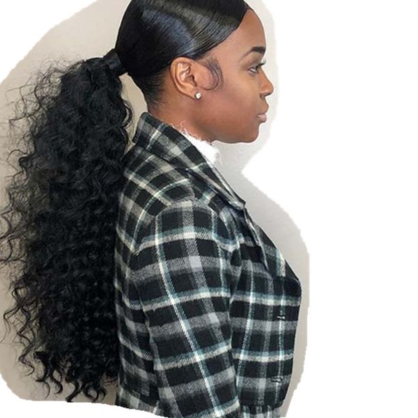 elegant ponytail human hair special occasions stunning low wavy and full of volume ponytail for black women 140g #1
elegant ponytail human hair special occasions stunning low wavy and full of volume ponytail for black women 140g #1