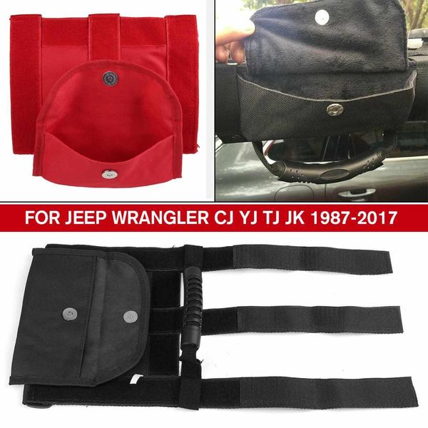 car roll bar grab handle with sunglasses holder storage bag armrest pouch bag accessories for wranglers cj tj jk jl
car roll bar grab handle with sunglasses holder storage bag armrest pouch bag accessories for wranglers cj tj jk jl