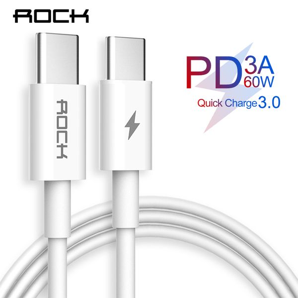 ROCK USB Type C к USB C-кабель для Samsung Galaxy S9 Примечание 9 Поддержка PD 60W QC4.0 3A Быстрый зарядный кабель
ROCK USB Type C к USB C-кабель для Samsung Galaxy S9 Примечание 9 Поддержка PD 60W QC4.0 3A Быстрый зарядный кабель