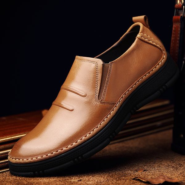men wedding shoes 100% genuine leather formal business pointed toe for man dress shoes men's oxford flats 2019 new, Black
men wedding shoes 100% genuine leather formal business pointed toe for man dress shoes men's oxford flats 2019 new, Black