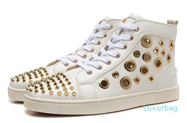 2019 new designer brand studded spikes flats red bottom shoes men women party lovers genuine leather sneakers 35-46 36, Black
2019 new designer brand studded spikes flats red bottom shoes men women party lovers genuine leather sneakers 35-46 36, Black