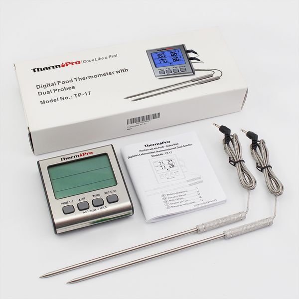 thermopro tp17 dual probes digital outdoor meat thermometer cooking bbq oven thermometer with big lcd screen for kitchen
thermopro tp17 dual probes digital outdoor meat thermometer cooking bbq oven thermometer with big lcd screen for kitchen