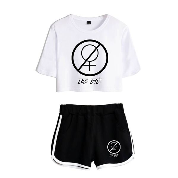 2019 the new summer trend refuses to let you have a different charm t-shirt printing ladies t-shirt + shorts two-piece suit, White
2019 the new summer trend refuses to let you have a different charm t-shirt printing ladies t-shirt + shorts two-piece suit, White