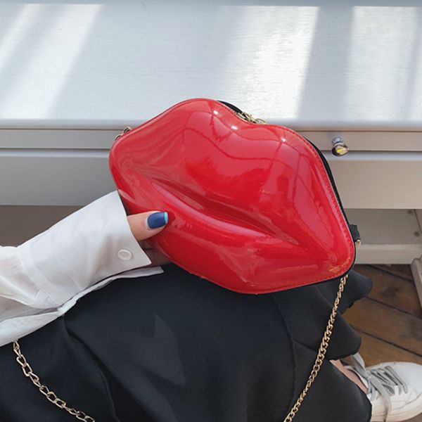 fashion lips handbag chain purse shoulder bag durable pu ladies day clutch bags mini messenger crossbody
fashion lips handbag chain purse shoulder bag durable pu ladies day clutch bags mini messenger crossbody